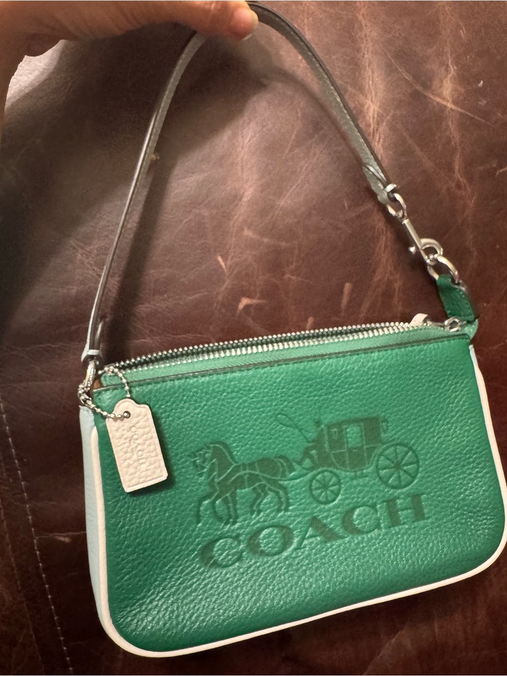 Coach Nolita Green Leather